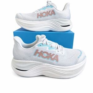 HOKA Women's Skyward X Running Shoe - Cosmic Grey/ Rose Gold - 1147912- Size 7B